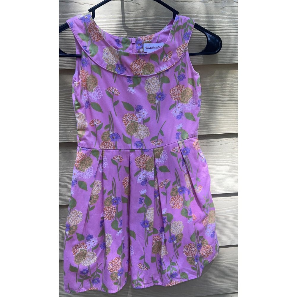 American Girl Pink Summer Floral Dress Girls‎ 7 g